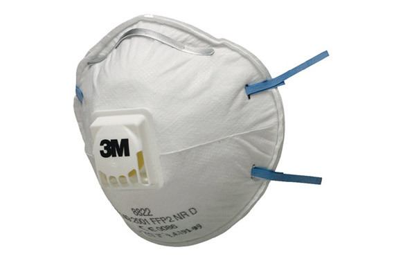 MASCARILLA PROTECCION FFP2 CON VALVULA (10 UDS) 8822 CLASICA MOLDEADA NR