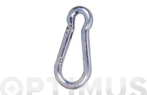 MOSQUETON BOMBERO INOX AISI 316 Ø8-80 MM 230 KG 10UDS