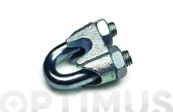SUJETACABLE DIN 741 GALVANIZADO Ø2-3 M 4 20UDS