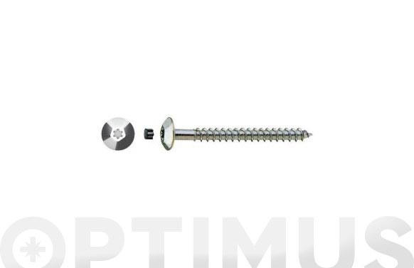 TIRAFONDO INVIOLABLE TORX CINCADO 7 X 85 MM 50UDS