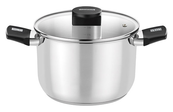 OLLA CON TAPA CRISTAL ELITE BAQUELITA 30CM