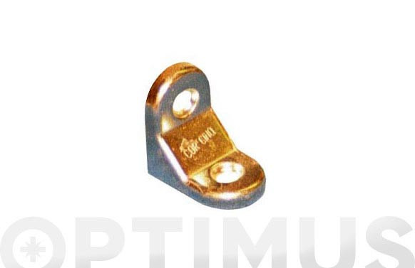 ESCUADRA SOPORTE ESTAMPADA CINCADO 30 X 30 MM 100UDS