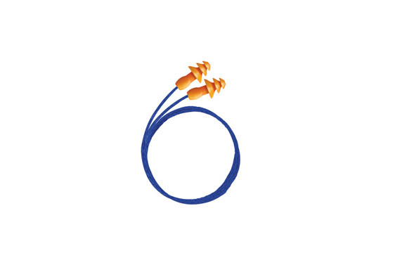 TAPON AUDITIVO REUTILIZABLE CON CORDON (50 UDS) SNR 26 DB