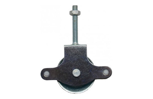 POLEA TENDEDERO CON TIRAFONDO CINCADA ROLDANA Ø40 MM METALICA 25UDS