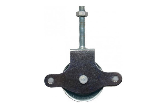 POLEA TENDEDERO CON TIRAFONDO CINCADA ROLDANA Ø40 MM PLASTICO 25UDS