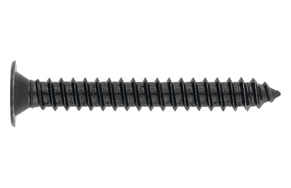 TORNILLO ROSCA CHAPA CABEZA PLANA 4,2 X 13 ZIN NEGRA 500UDS