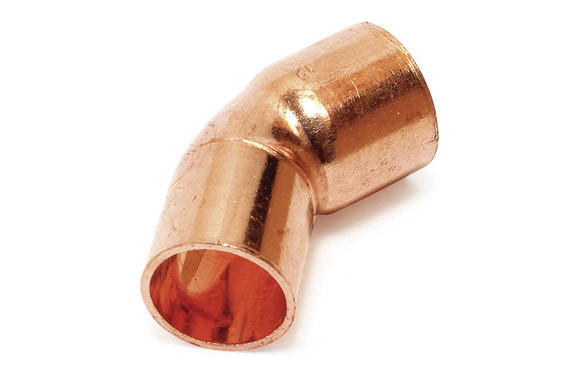 CURVA COBRE 45º M-H 5040 Ø 22 MM 10 UDS