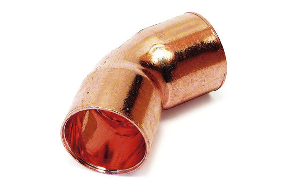 CURVA COBRE 45º H-H 5041 Ø 22 MM 10 UDS