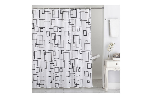 CORTINA BAÑO KUBIC 200 X 180 CM