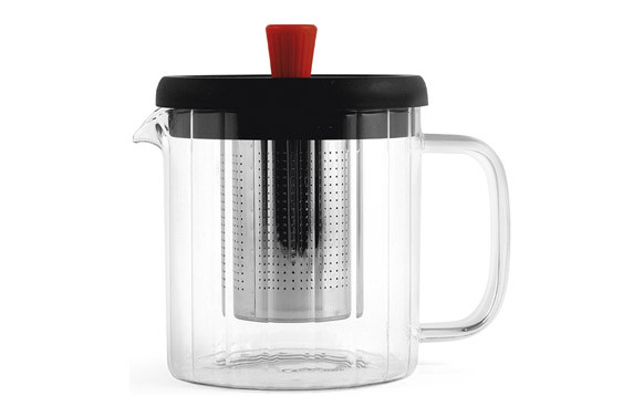 TETERA BOROSILICATO FILTRO INOX 18/10 0,6L