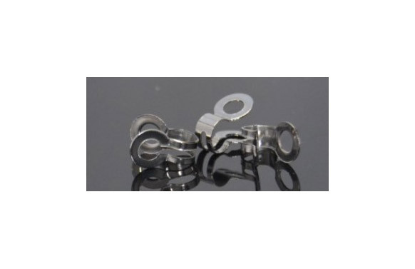 ENGANCHE CADENA BOLAS CESTILLO 100 UDS 3,2 MM COLOR PLATA