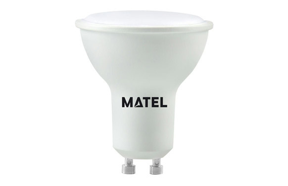 BOMBILLA LED DICROICA GU10 LUZ CALIDA 800LM 8W