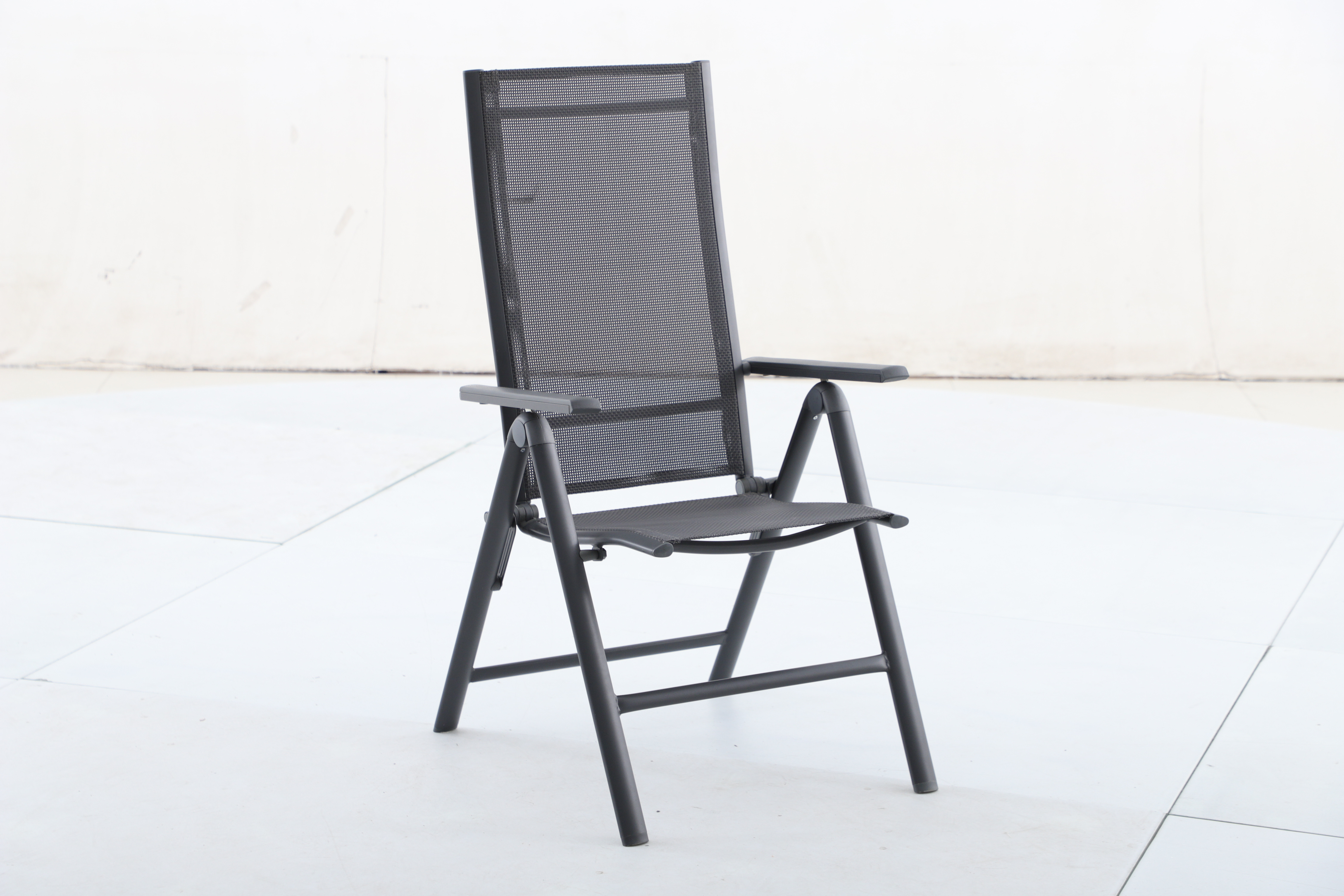 SILLON POSICIONES ALUMINIO TEXTILENE 4X4 ANTRACITA