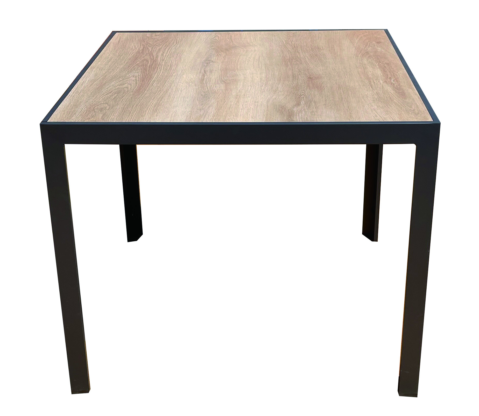 MESA ALUMINIO TABLERO DPC CUADRADA 90X90 CM