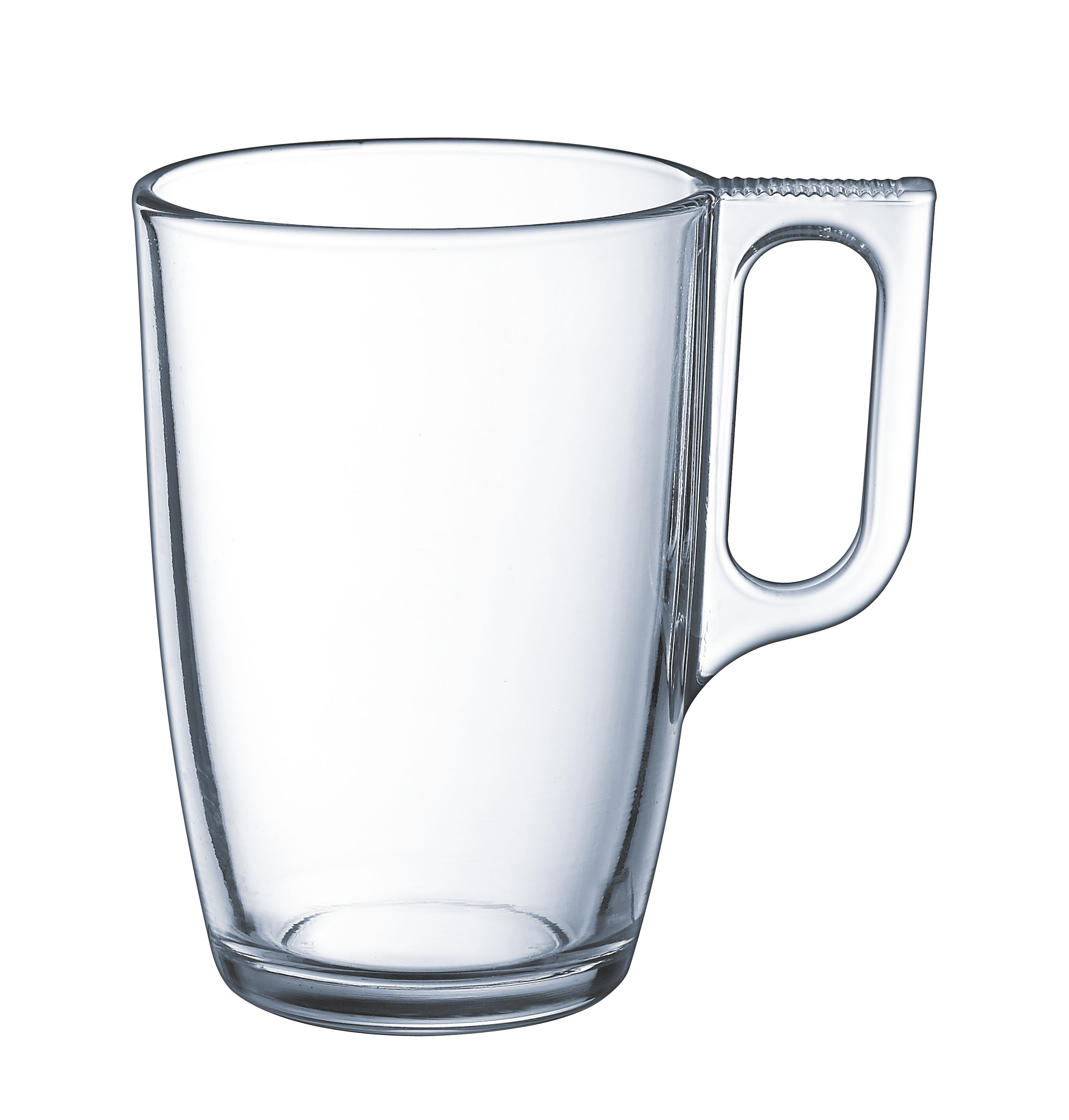 MUG VIDRIO NUEVO PACK 6 UNIDADES 32CL