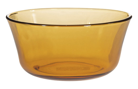 BOL VIDRIO AMBAR 6 UNIDADES 10,5CM