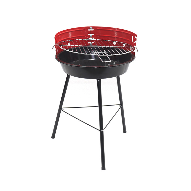 BARBACOA CARBON REDONDA 47X35X56CM