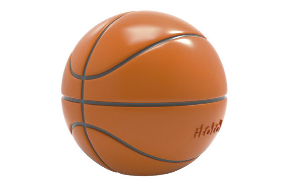 HUCHA PLASTICO BASKETBALL 16X15CM
