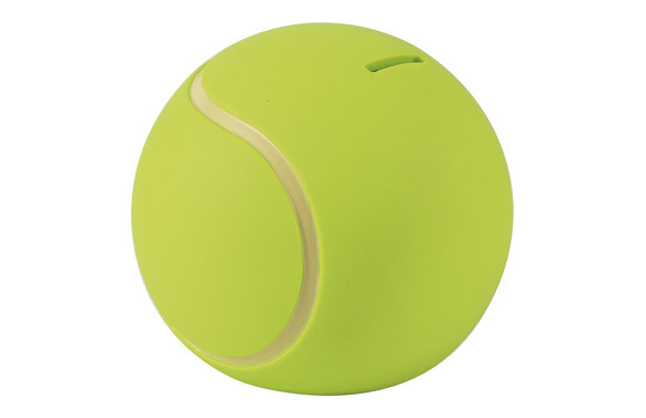 HUCHA PLASTICO TENNIS 16X15CM