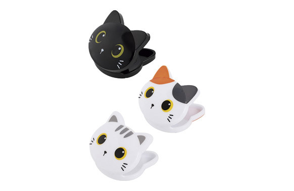 CLIP CIERRABOLSAS GATOS (JUEGO 6 UDS)