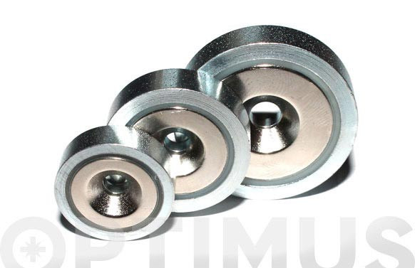 IMAN NEODIMIO ARO AVELLANADO CON MONTURA Ø32/11-5,5X7MM 6UDS