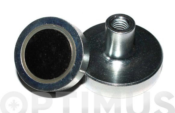 IMAN NEODIMIO MONTURA ROSCA HEMBRA Ø20X6MM M-4 12UDS