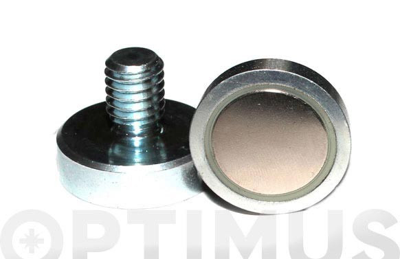 IMAN NEODIMIO MONTURA ROSCA MACHO Ø25X7MM M-6 6UDS