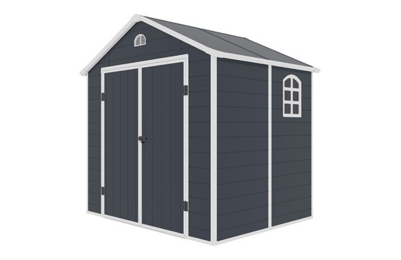 CASETA RESINA SERIE AVE CON SUELO 4,65M² 242X192X239CM