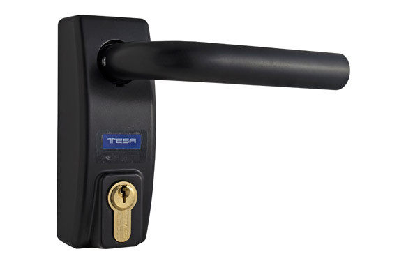 MANILLA VECTOR ANTIPANICO BOCALLAVE A 72MM Y CILINDRO TE-5 (JUEGO) NEGRO