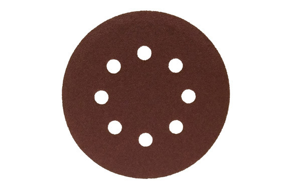 DISCO PAPEL RBE Ø125 P100 8 AGUJEROS 50PIEZAS