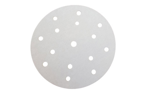 DISCO PAPEL PWD WHITE Ø150 P60 8+6+1 AGUJEROS 50PIEZAS