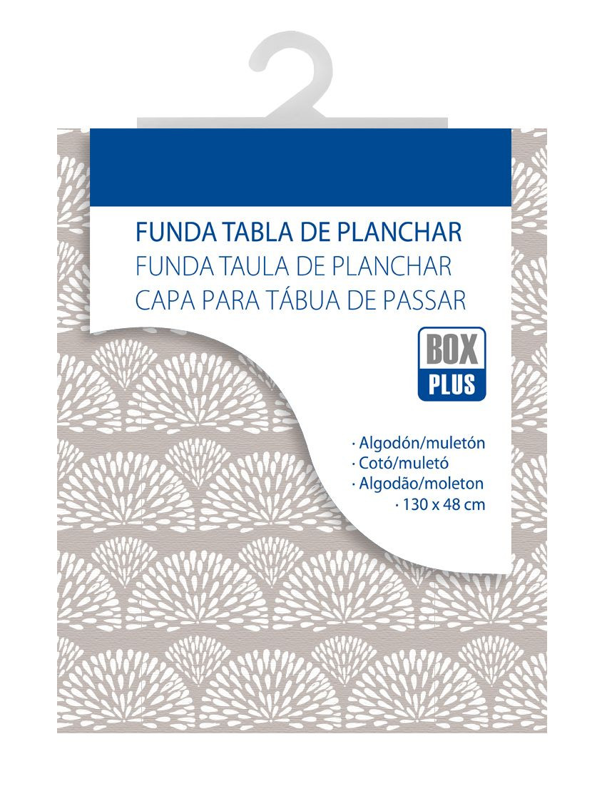 FUNDA TABLA PLANCHAR 130 X 48CM MULETON SURTIDA