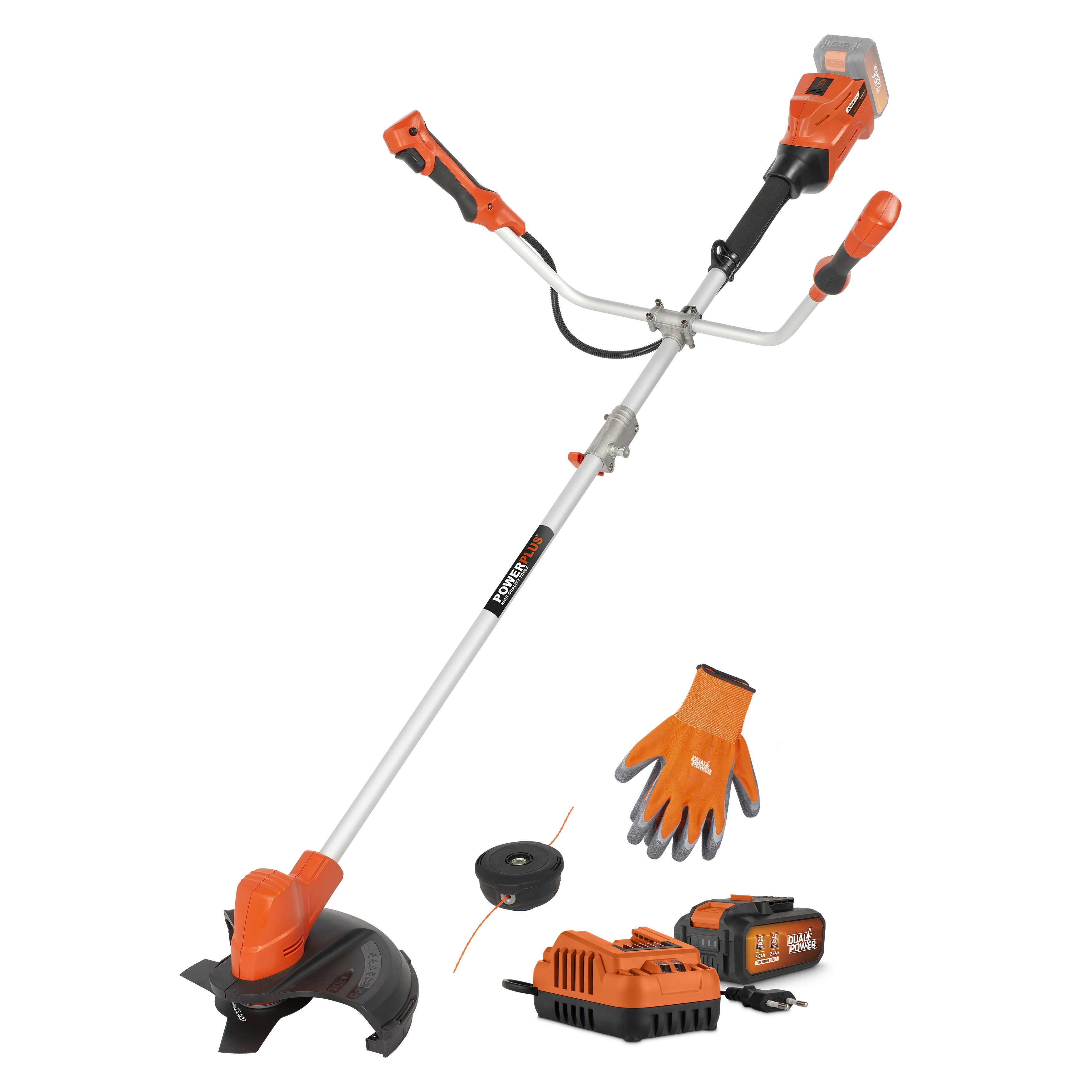 DESBROZADORA SIN CEPILLOS INCLUYE BATERIAS 2X20V