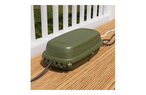 CAJA EXTERIOR VACIA VERDE D-LINE 360X195X116MM IP54