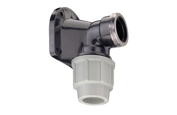 FITTING CODO MIXTO 90º MURAL SERIE 7 25MM X 3/4\"