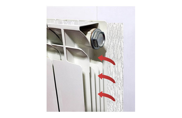 LAMINA PANEL REFLECTANTE RADIADOR 0,70 X 1 M BLANCO