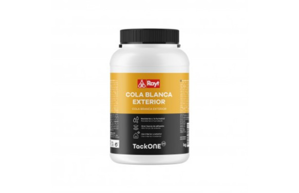 COLA BLANCA EXTERIOR TACK ONE D3 1 KG