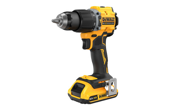 TALADRO PERCUTOR SIN ESCOBILLAS XR 18V 13MM 74NM+2BATERIA LI-ION 2A