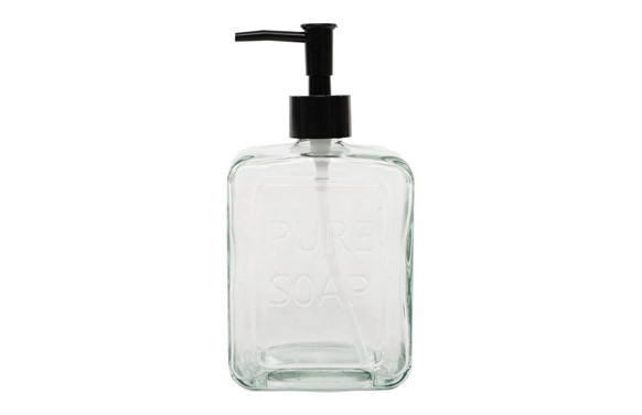 DISPENSADOR JABON CRISTAL PURE SOAP 570ML SURTIDO TRANSPARENTE