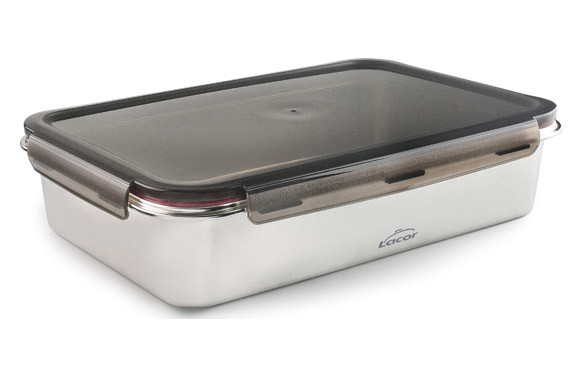 CONTENEDOR ALIMENTOS RECTANGULAR ECOINOX 5L
