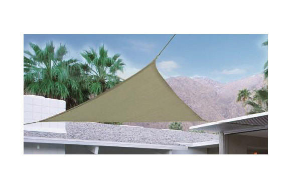 TOLDO VELA SOMBREO TRIANGULAR POLIETILENO 185GR 03X03X03M ARENA