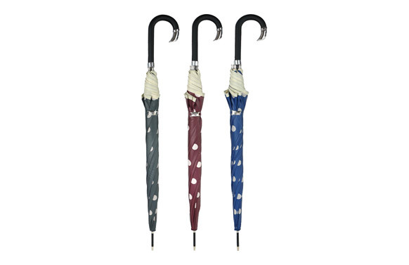 PARAGUAS MUJER LARGO AUTOMATICO XL 3 SURTIDO TOPOS