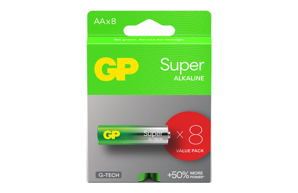 PILA ALCALINA SUPER LR6 AA 8 UNID