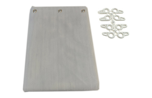 CORTINA MOSQUITERA PARA PUERTA 150X250 BLANCO