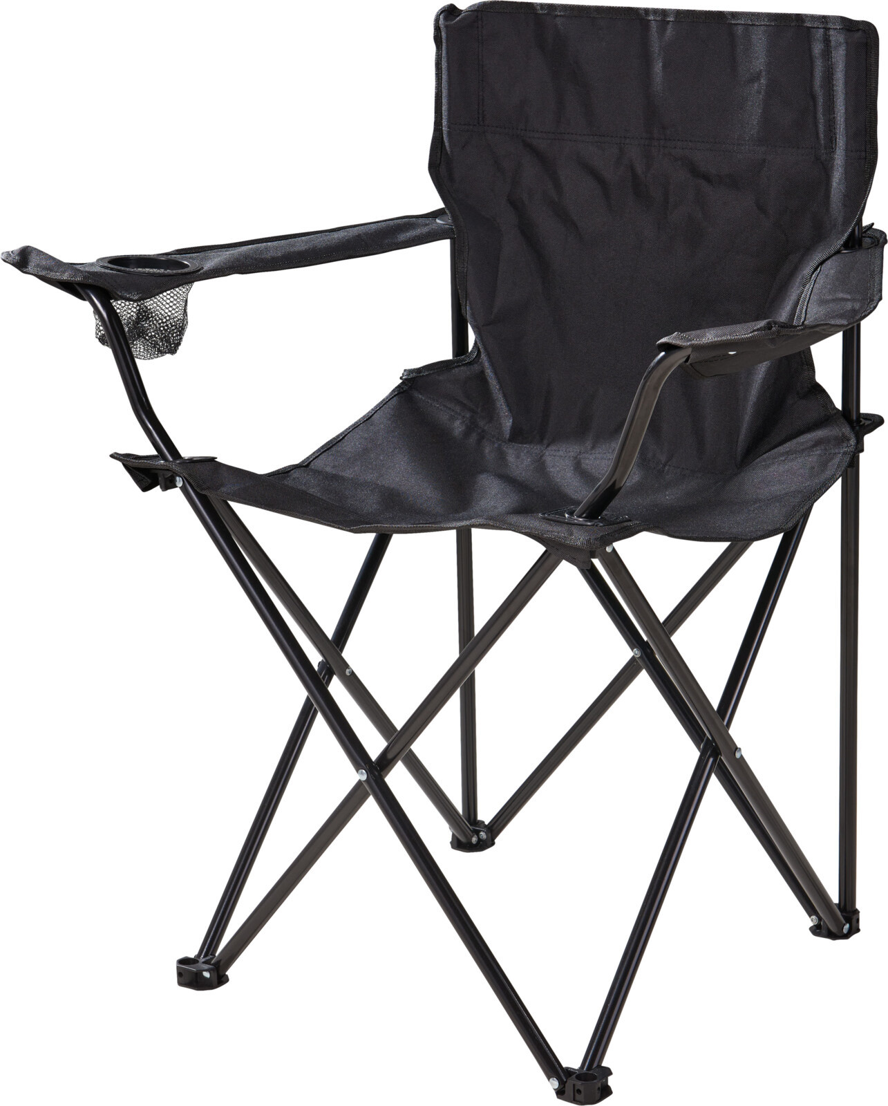 SILLA METAL PLEGABLE NEGRO