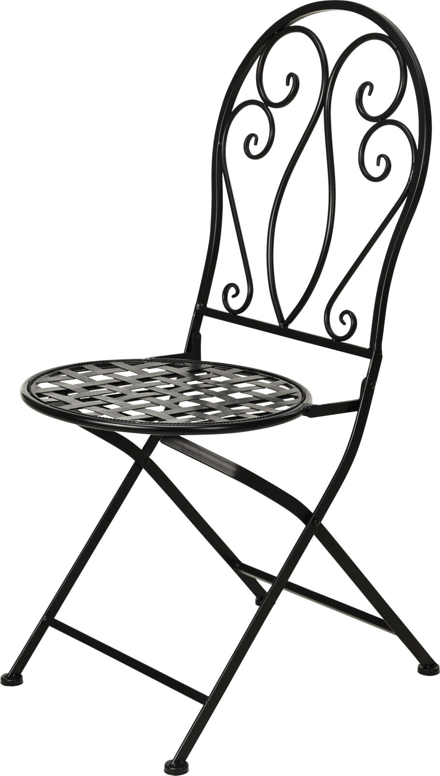 SILLA PLEGABLE BISTRO METALICA 39X50X94CM