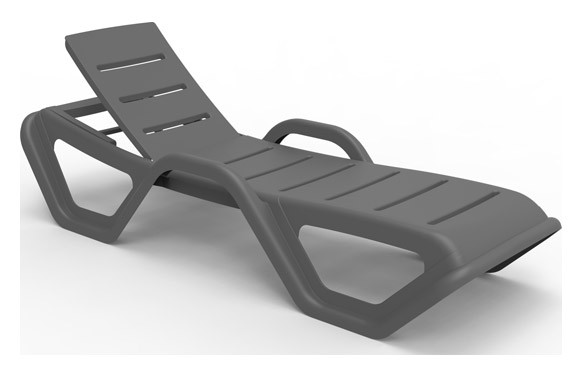 TUMBONA RESINA MONOBLOCK 2025 ANTRACITA