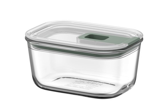 CONTENEDOR ALIMENTOS VIDRIO EASYCLIP 450 ML MENTA