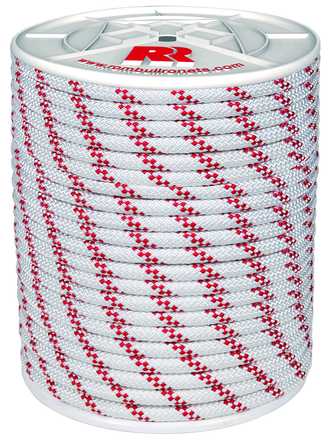 CUERDA POLIESTER TRENZADO CON ALMA Ø 12 MM 25 MT BLANCO