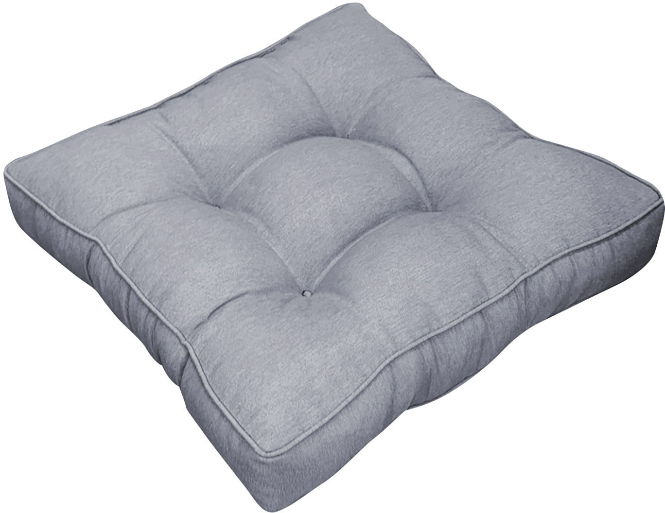 COJIN COLCHON GRIS CLARO 50X50X10CM PANAMA LIGTH GREY